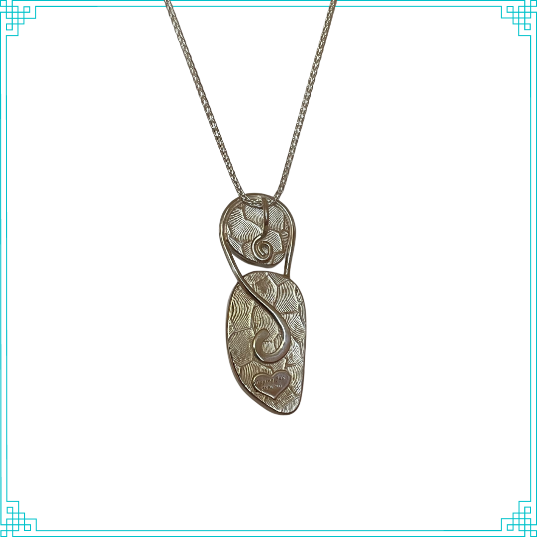Divided Silver Pendant