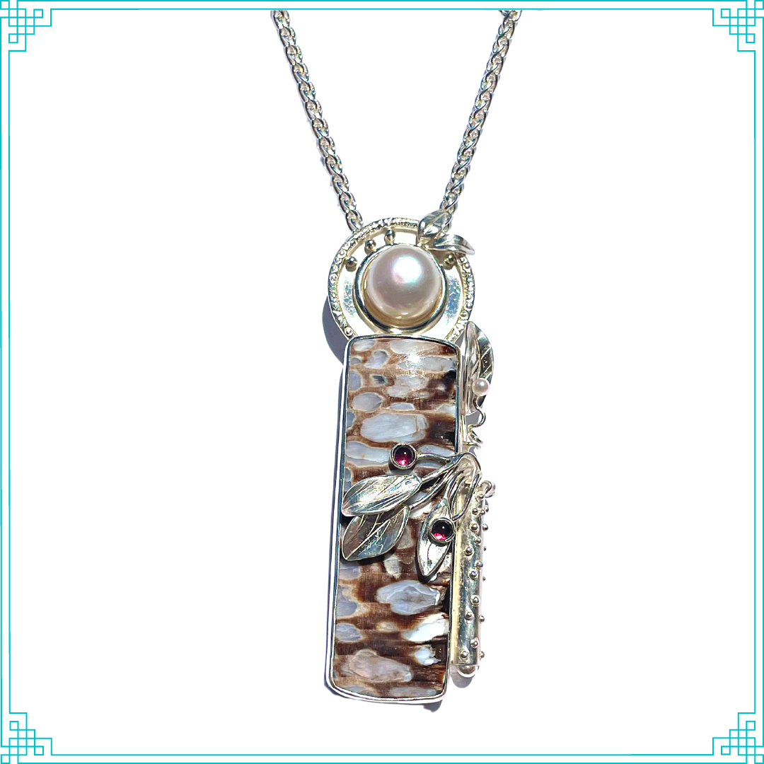 Ms Pearl of Wisdom Silver Pendant